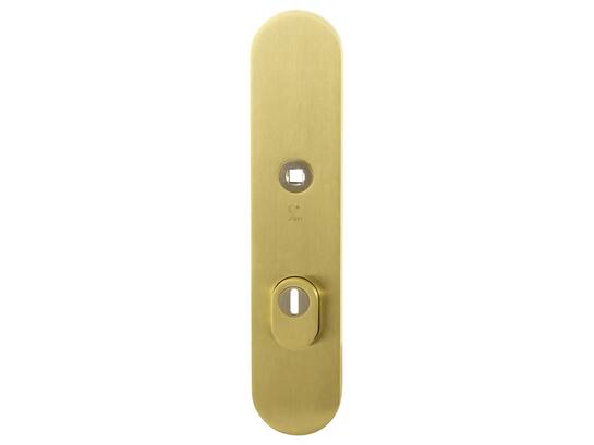 GPF Vh buitenschild SKG*** m kerntrek PC55 PVD MAT MESSING