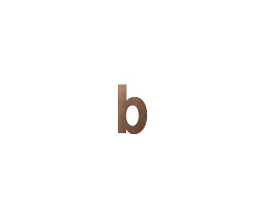 GPF Letter B/ 156 mm Bronze blend