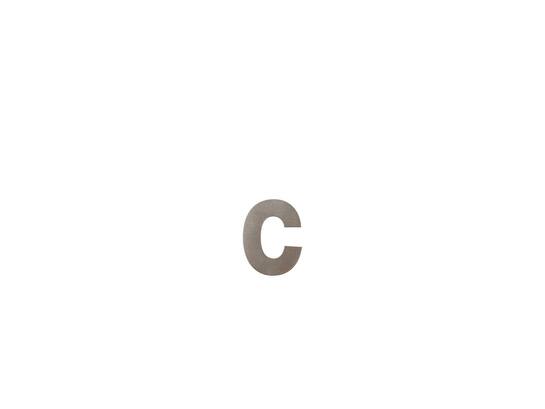 GPF Letter C/ 116 mm Mocca blend