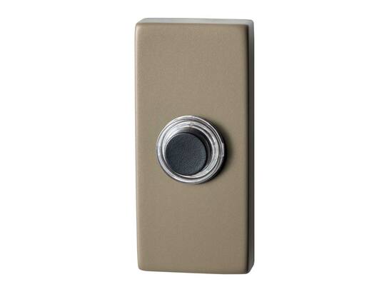 GPF Beldrukker met zwarte button CHAMPAGNE BLEND