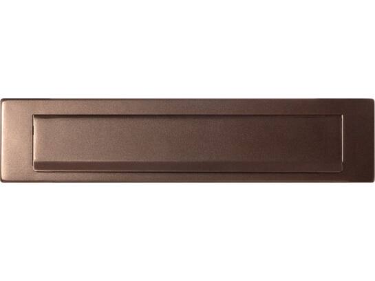 GPF Briefplaat met valklep 280x46 BRONZE BLEND