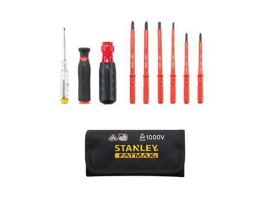 Stanley Multibit schroevendraaierset VDE Fatmax 10-delig