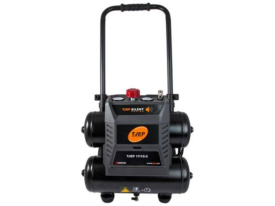 TJEP Compressor olievrij 17/15-2 SILENT 17LITER