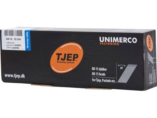 Tjep Brad 34 gr. verzinkt 4000 stuks AB-15 32MM