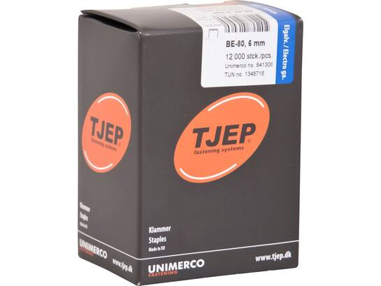 Tjep niet verzinkt 12000 stuks BE-80 6MM