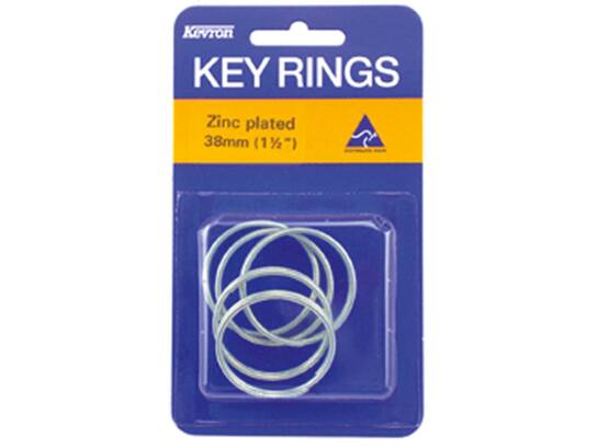KEVRON Sleutelringen blister 5 stuks ID1044 PP5 38MM