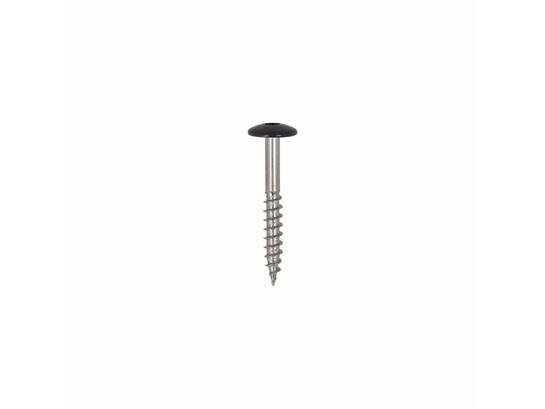 Dak&Gevel Kleurkopschroef RVS A2 Antraciet RAL7016 - 50ST. 4,8x25MM