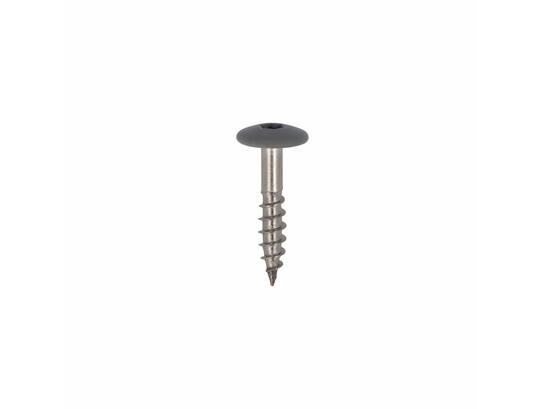 Dak&Gevel Kleurkopschroef RVS A2 Stofgrijs RAL7037 - 50ST. 4,8x25MM