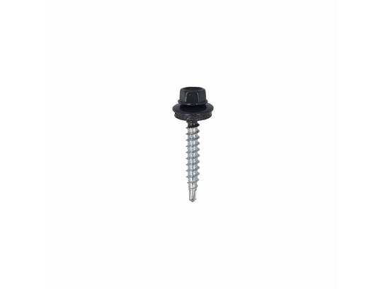 Dak&Gevel Profielplaatschroef Verzinkt Antraciet RAL7016 - 50ST. 4,9x35MM
