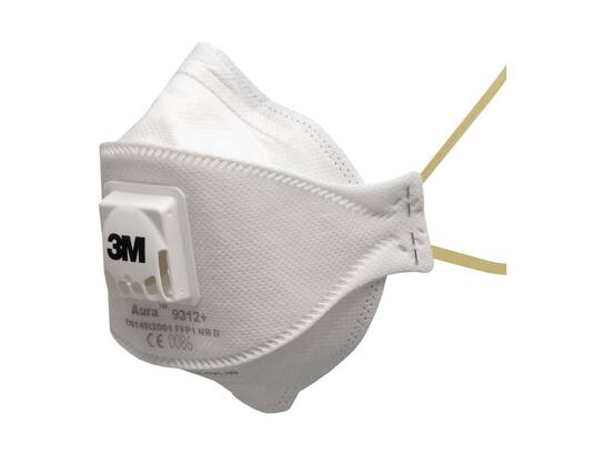 3M Stofmasker met uitademventiel AURA 9312+ FFP1 NR D 10 stuks