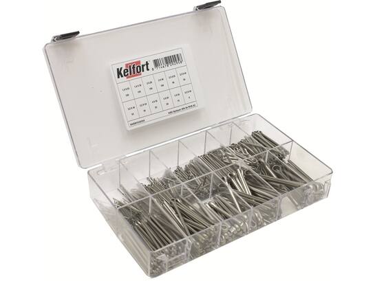Kelfort Assortimentsdoos splitpennen RVS A2 nummer 42