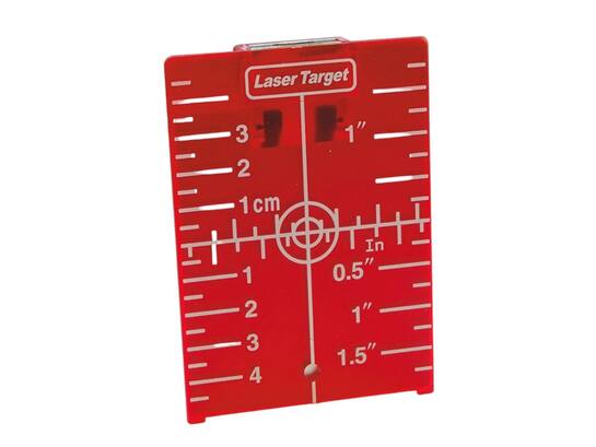 LEVELFIX Doelplaat met magneet Rood