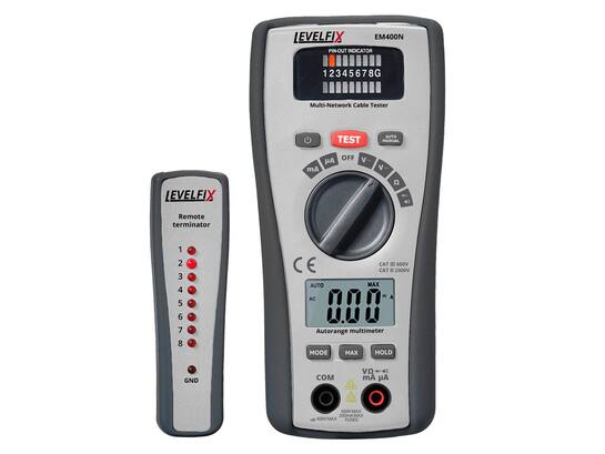 Levelfix Multimeter en LAN tester 2 in 1 EM400 max.600V