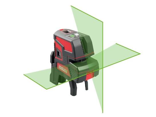 LEVELFIX Kruislijnlaser groen CL202G MET STATIEF