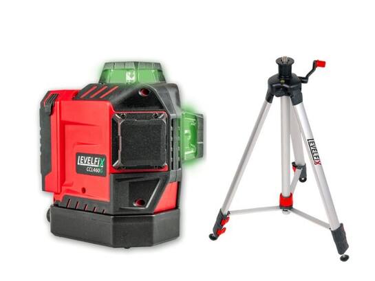 LEVELFIX Kruislijnlaser groen CCL460G MET STATIEF