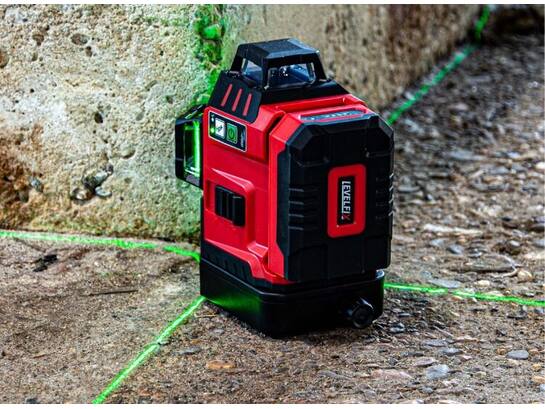 LEVELFIX Kruislijnlaser groen CCL460G MET STATIEF