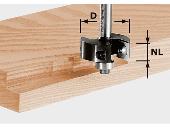FESTOOL Keermes-Sponningfrees HW S8 D35/12