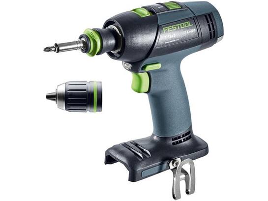 FESTOOL Accu schroefboormachine T 18+3 LI BASIC