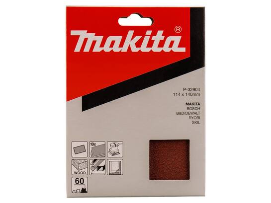 MAKITA Schuurvel K60 10stuks RED 114X140MM(vervallen)