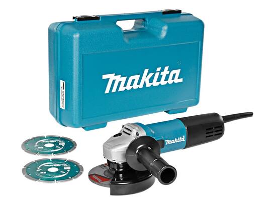 MAKITA Haakse slijpmachine 125MM in koffer 9558HNRGK2 230V/840W