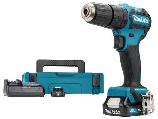 MAKITA Klopboor-/schroefmachine body in Mbox HP332DSAJ 10.8V/2.0A