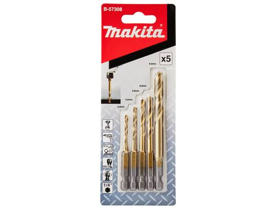 Makita Metaalborenset HSS 5-delig