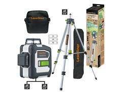 Laserliner CompactPlane-Laser 3G Set 150 cm (Green, Tilt, BLE, softbag)