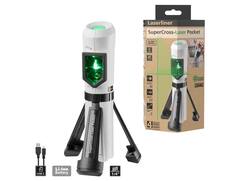 Laserliner SuperCross-Laser Pocket (cool grey, cable, pouch, in stage display)