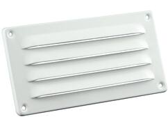 Nedco Schoepenrooster aluminium wit 180 X 90 mm