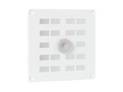 Nedco Schuifrooster aluminium gaas wit 160 X 160 mm
