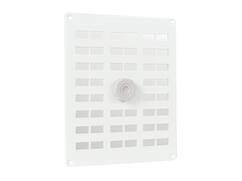 Nedco Schuifrooster aluminium gaas wit 250 X 200 mm