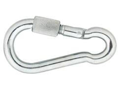 DX Karabijnhaak met schroef RVS AISI 316 krs.4208-zb 80X8 MM