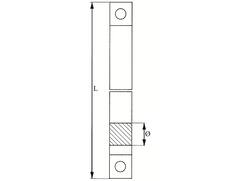 DX Pompespagnolet stang verzinkt stang 1025 10X2500MM