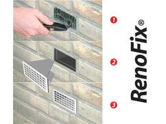 Tilmar Renovatierooster RVS RENOFIX 100X50MM
