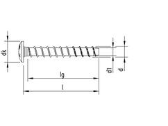 Heco Multi-monti anker platkop MMS-MS 7,5X60MM 50 stuks
