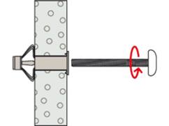 Fischer Hollewandplug met schroef HM-S 4X32MM 50st