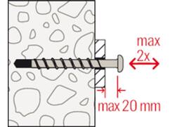 Fischer Betonschroef FBS II 6X40/5 US 6X40/5 100st