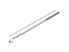 GB UNI-boorspouwanker met houtdraad 250X4 250st
