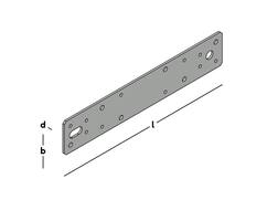 GB Koppelplaat verzinkt 250X46X2.5