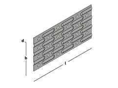 GB Spijkerplaat verzinkt 75X150 MM
