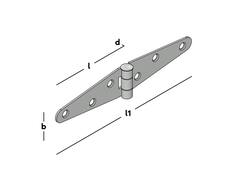GB Staartheng verzinkt 75 MM