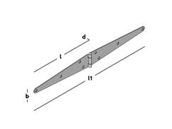 GB Staartheng verzinkt 250 MM