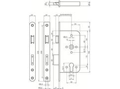 LIPS Dag en nachtslot PC RVS 2422-17T24 PC 72-60 M