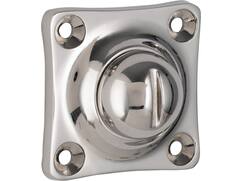 Oxloc Wc sluiting ton model verzinkt nikkel glans 38X38 mm