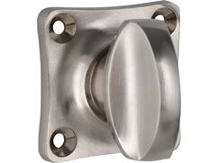 Oxloc Wc sluiting ton model verzinkt nikkel mat 38X38 mm