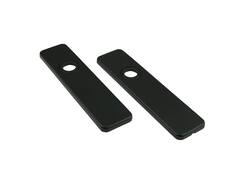 Oxloc Klikschild blind recht zwart 185X44 mm