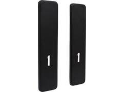 Oxloc Klikschild sleutel recht zwart 185X44 mm/S