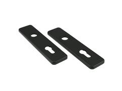 Oxloc Klikschild cilinder recht zwart 185X44 mm/P