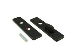 Oxloc Klikschild wc recht zwart 185X44 mm/W