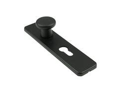 Oxloc Knopschild cilinder zwart 185X44 mm/P